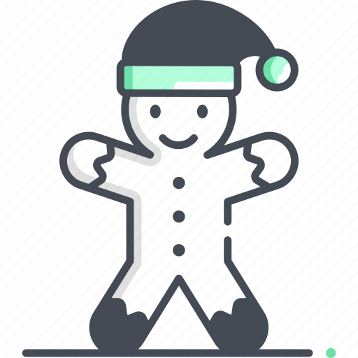 Gingerbread man, christmas, dessert, cookie icon - Download on Iconfinder
