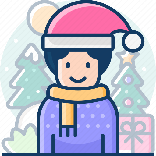 Girl, avatar, christmas, celebration icon - Download on Iconfinder