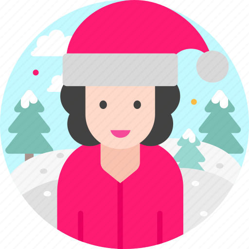 Girl, avatar, christmas, celebration icon - Download on Iconfinder