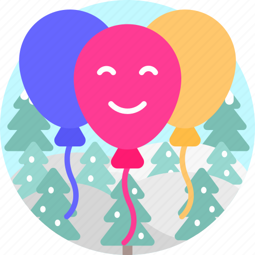 Balloons, celebration, christmas, decoration icon - Download on Iconfinder