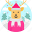 deer, rein deer, christmas, fantasy 