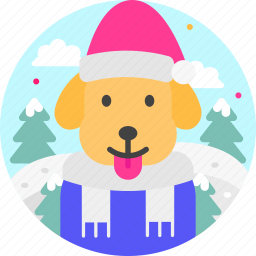 Dog, animal, christmas icon - Download on Iconfinder