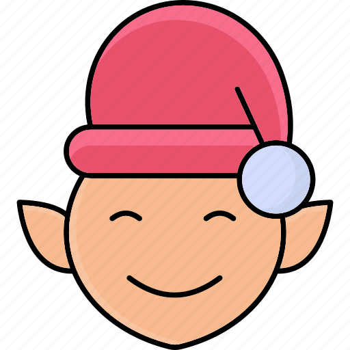 Elf, happy, smile, helper, hat icon - Download on Iconfinder