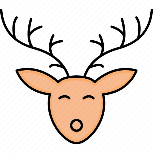 Reindeer, deer, elk, animal icon - Download on Iconfinder