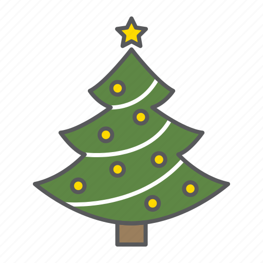 Christmas, fir, tree, new, year, holiday, star icon - Download on Iconfinder