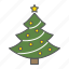 christmas, fir, tree, new, year, holiday, star 