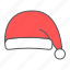 santa, hat, christmas, holiday, clothing, claus 