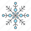 snowflake, decoration, frozen, celebration, snow, ice 