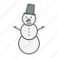 snowman, christmas, holiday, tradition, xmas, snow, man 