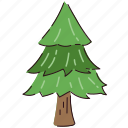 pine, tree, decoration, nature