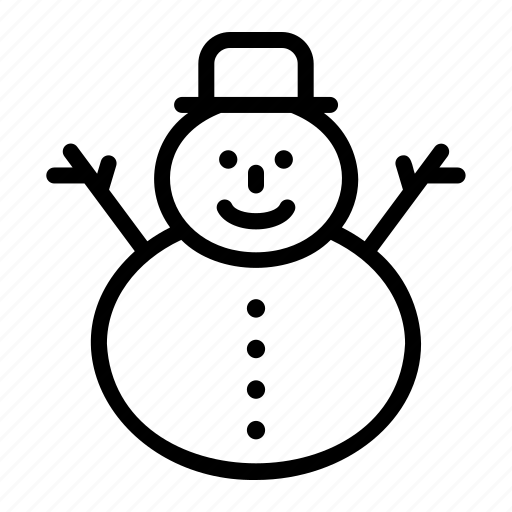 Snowman, snow, winter, fun, christmas, xmas, decoration icon - Download on Iconfinder