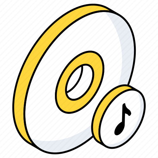 Music disc, cd, dvd, compact disc, media disc icon - Download on Iconfinder