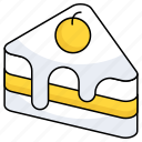 cake slice, edible, party cake, candle cake, bakery item