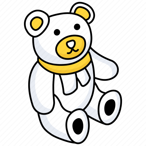 Teddy bear, stuffed toy, plaything, childhood accessory, childhood memory icon - Download on Iconfinder