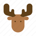 reindeer, deer, santa claus, christmas, xmas, sleigh