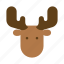 reindeer, deer, santa claus, christmas, xmas, sleigh 