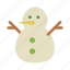snowman, winter, snow, cold, holiday, christmas, ice, xmas, decoration 