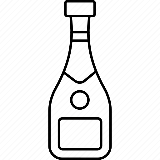 Champagne, drink, alcohol, wine, celebration, bottle, party icon - Download on Iconfinder