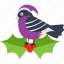 bird, canary, christmas, robin, santa hat 
