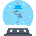 snowman globe, christmas, snow, snowman, winter