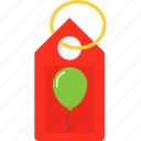 balloon tag, christmas tag, party tag, invitation tag, price tag