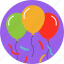 christmas balloon, birthday, celebration, decoration, party 