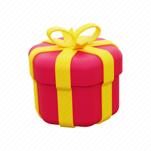 Christmas, gift, xmas, celebration, box, santa, gift box 3D illustration - Download on Iconfinder