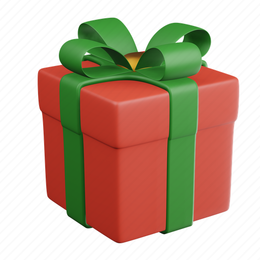 Gif, gift, xmas, winter, christmas, box, snow 3D illustration - Download on Iconfinder