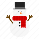 christmas, snowman, snow, winter, xmas, holiday, cold