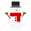christmas, snowman, snow, winter, xmas, holiday, cold 