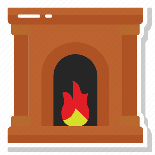 Fireplacehearth, inglenook, fire, corner, chimney, place, cozy icon - Download on Iconfinder