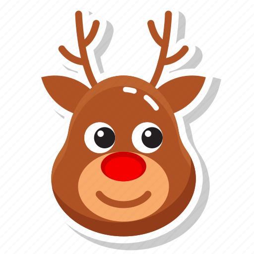 Reindeercaribou, sleigh, puller, antlered, creature, hoofed, companion icon - Download on Iconfinder