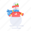 christmas snowman, xmas snowman, snow statue, snow sculpture, snowman statue 