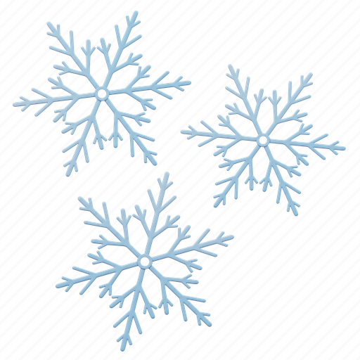 Crystal, christmas, winter, snow, snowflake 3D illustration - Download on Iconfinder