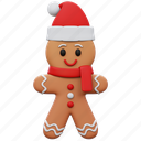 gingerbread, christmas, cookie 