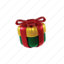 3d, illustration, box, christmas, gift, vector, holiday, decoration, winter, xmas, celebration, merry, realistic, design, render, ornament, new, year, isolated, background, season, happy, tree, gold, object, decor, noel, festive, light, banner, december, party, present, cartoon, white, poster, element, decorative, greeting, set, minimal, eve, bauble, collection, snow, card, flyer, sale, abstract