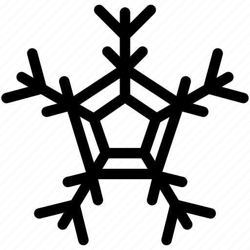 Snowflake, christmas, creative, decoration, flake, grid, line icon - Download on Iconfinder