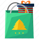 bag, christmas, gift, holiday, present, season, shopping