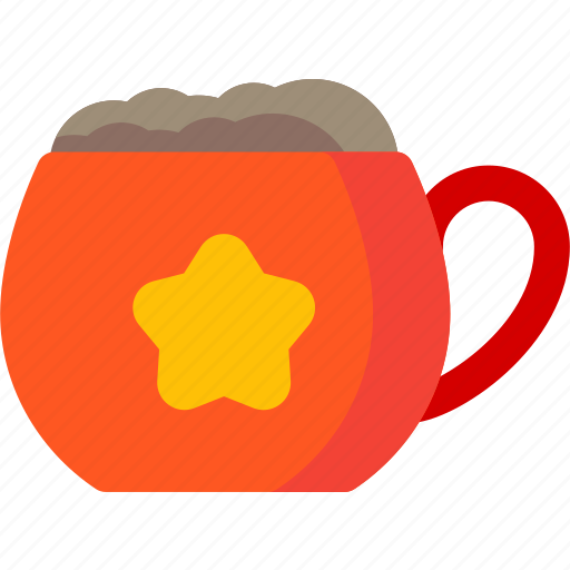 Chocolate, drink, beverage, coffee, cup, food, star icon - Download on Iconfinder