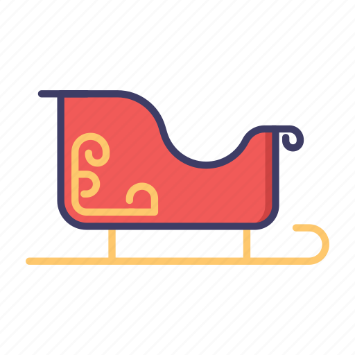 Christmas, sleigh icon - Download on Iconfinder