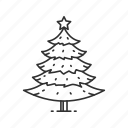 christmas, christmas tree, decoration, star, tree, yuletide, pine tree