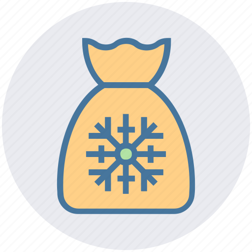 Bag, christmas, christmas bag, claus, decoration, gift, santa icon - Download on Iconfinder