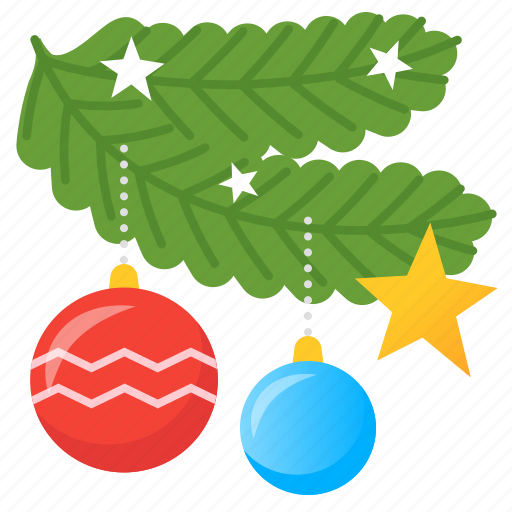 Branch, christmas, christmas toys, christmas tree toys, decoration, decorations icon - Download on Iconfinder