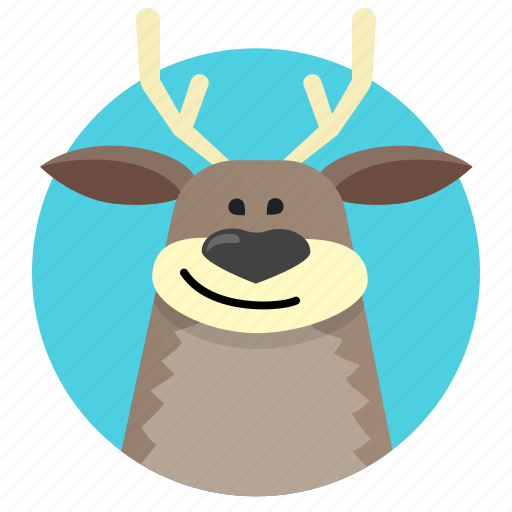Animal, cartoon character, character, deer, reindeer icon - Download on Iconfinder