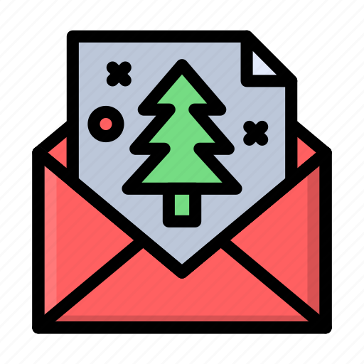 Christmas, invitation, message, card, newyear icon - Download on Iconfinder