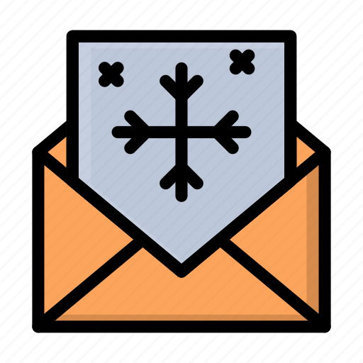 Christmas, invitation, message, snowflake, newyear icon - Download on Iconfinder
