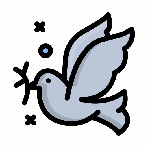 Pigeon, christmas, peace, nowar, newyear icon - Download on Iconfinder