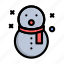 snowman, christmas, iceman, newyear, party 