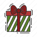 bow, christmas, gift, present, xmas 