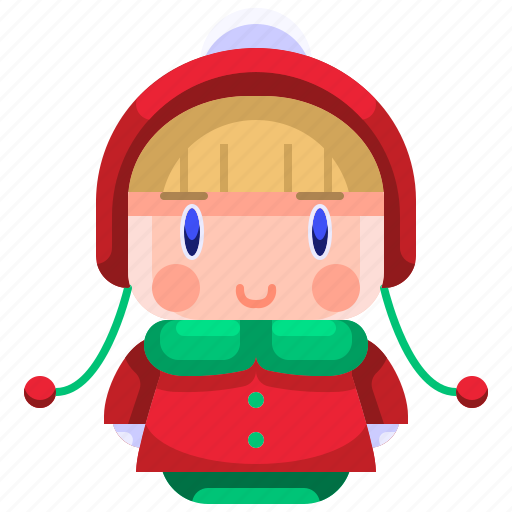 Avatar, boy, christmas, girl, hat, winter, young icon - Download on Iconfinder